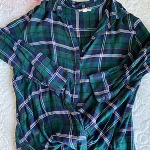Cross Front Flannel